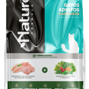 Alinutri Nature Fórmula Premium Especial Gatos Adultos Castrados 10 Kg