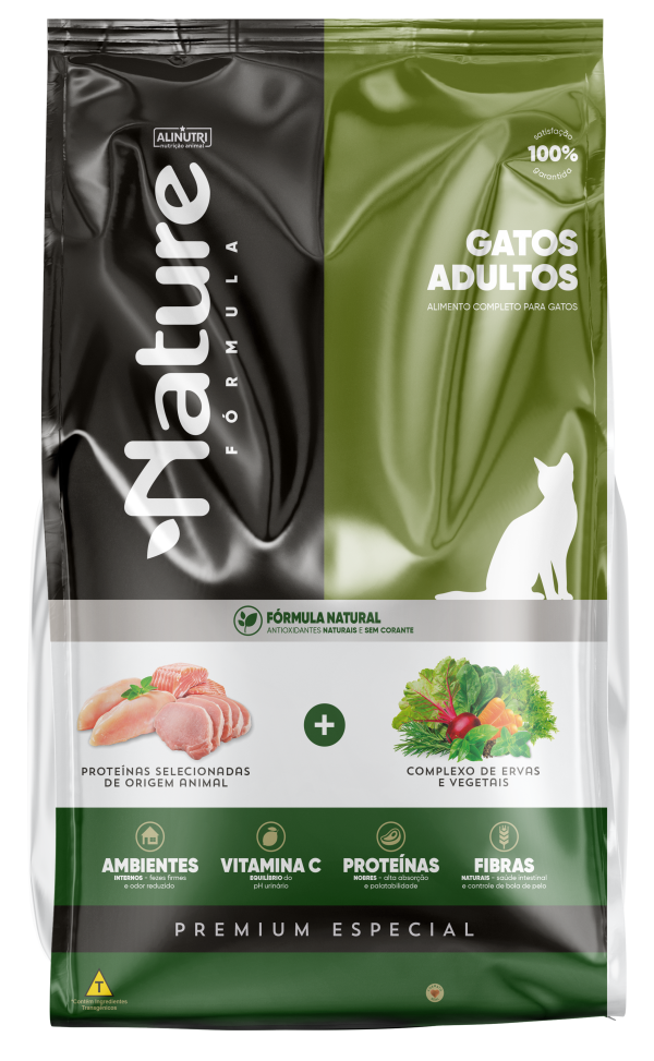 Alinutri Nature Fórmula Premium Especial Gatos Adultos 3 Kg