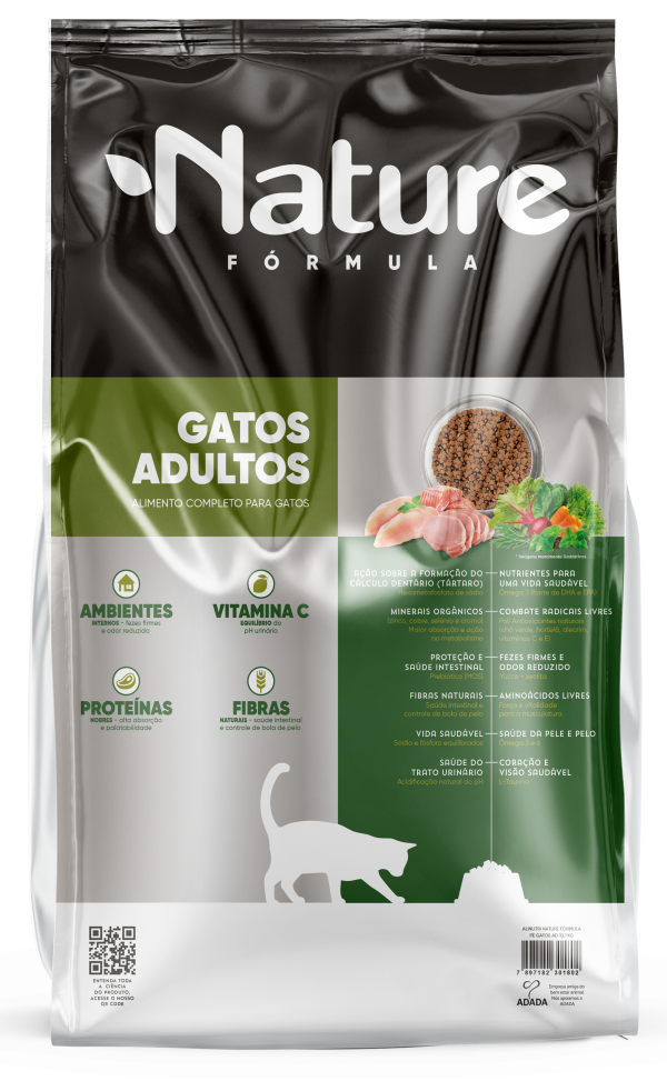 Alinutri Nature Fórmula Premium Especial Gatos Adultos 3 Kg - Imagem 2