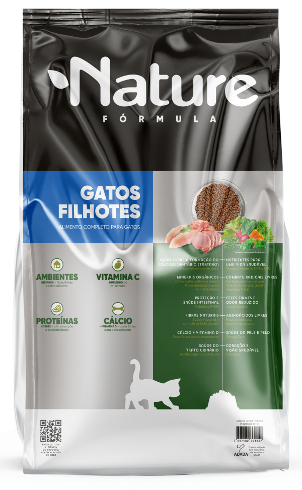 Alinutri Nature Fórmula Premium Especial Gatos Filhotes 10 Kg - Imagem 3