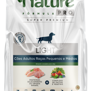 Alinutri Nature Fórmula PRO LIGHT Cães Adultos Raças Pequenas e Médias 12 Kg