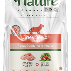 Alinutri Nature Fórmula PRO SENIOR +7 Cães Raças Pequenas e Médias 12 Kg