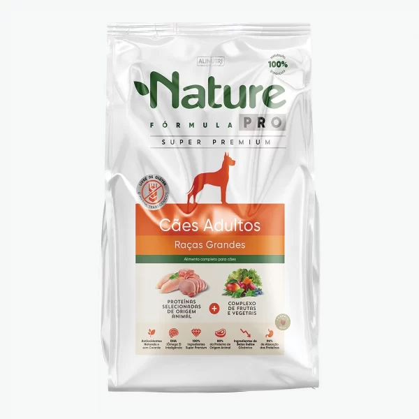 Alinutri Nature Fórmula PRO Cães Adultos Porte Grande 15 Kg