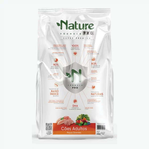 Alinutri Nature Fórmula PRO Cães Adultos Porte Grande 15 Kg - Imagem 2