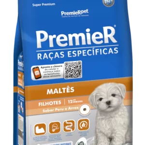 PremieR Raças Específicas Maltês Filhotes Peru e Arroz 2,5 Kg