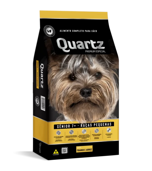 Quartz Sênior Raças Pequenas Frango e Arroz 15 Kg