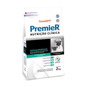 PremieR Nutrição Clínica Cães Adultos e Filhotes Proteína Hidrolisada Mandioca Hipoalergênico 2 Kg
