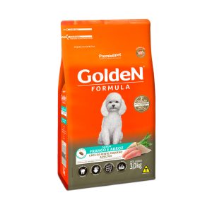 GoldeN Formula Cães Adultos Porte Pequeno Frango e Arroz 3 Kg