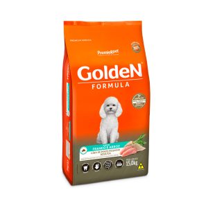 GoldeN Formula Cães Adultos Porte Pequeno Frango e Arroz 15 Kg