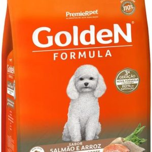 GoldeN Formula Cães Adultos Porte Pequeno Salmão e Arroz 1 Kg