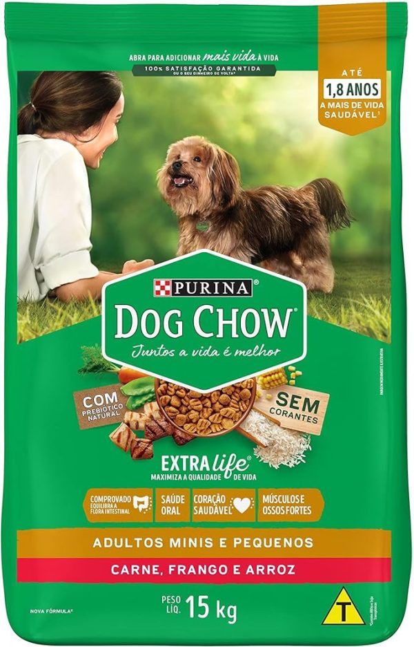 Dog Chow Ração Cães Adultos Minis e Pequenos GRANEL