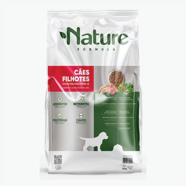 Alinutri Nature Fórmula Cães Filhotes Raças Pequenas e Médias 2,5 Kg - Imagem 2