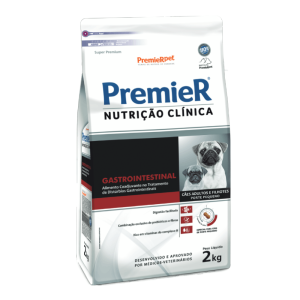 PremieR Nutrição Clínica Cães Adultos e Filhotes Porte Pequeno Gastrointestinal 2 Kg