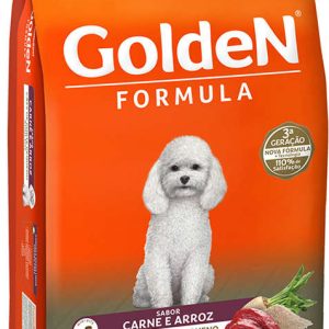 GoldeN Formula Cães Adultos Porte Pequeno Carne e Arroz 15 Kg