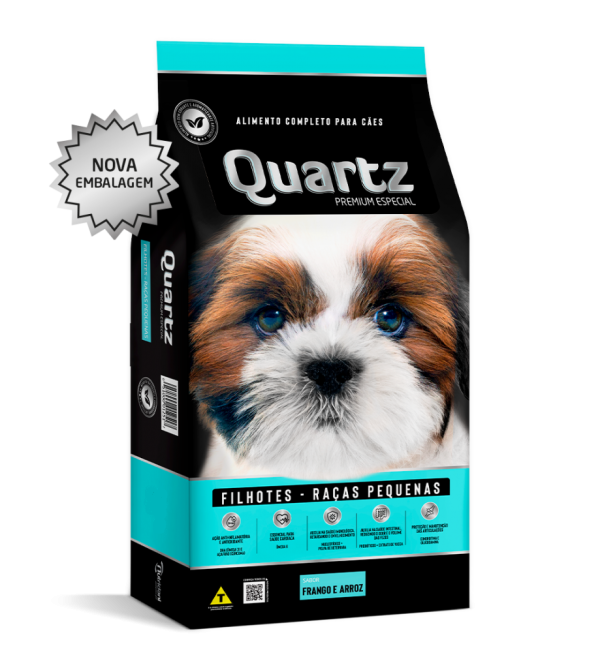Quartz Filhotes Raças Pequenas Frango e Arroz GRANEL