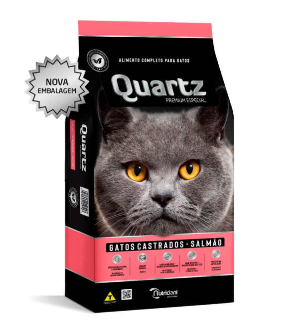Quartz Gatos Castrados Salmão GRANEL