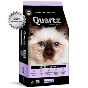 Quartz Gatos Filhotes Frango e Leite 15 Kg