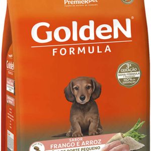 GoldeN Formula Cães Filhotes Porte Pequeno Frango e Arroz 3 Kg