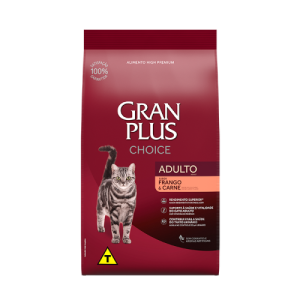 Gran Plus Choice Gatos Adultos Carne e Frango GRANEL