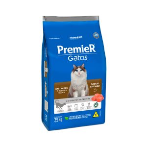 PremieR Gatos Castrados 6 meses a 6 anos Salmão 7,5 Kg