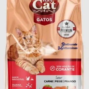 Ray Cat Gatos Adultos Sem Corante 10,1 Kg