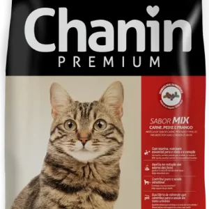 Chanin Premium Mix Adultos Carne, Peixe e Frango GRANEL (Com Corante)