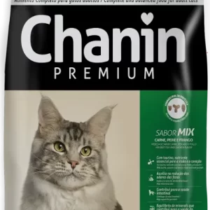 Chanin Premium Mix Adultos Carne, Peixe e Frango (Sem Corante) GRANEL
