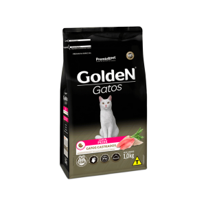 GoldeN Gatos Castrados Peixe 1 Kg