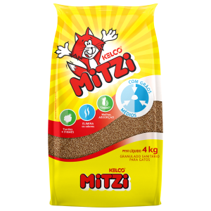 Granulado Sanitário Para Gatos Kelco Mitzi 4 Kg
