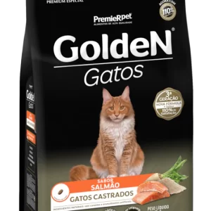GoldeN Gatos Castrados Salmão 3 Kg