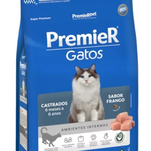 PremieR Gatos Castrados 6 meses a 6 anos Frango 1,5 Kg