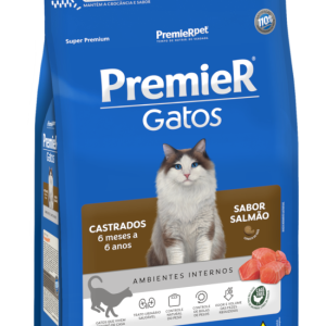 PremieR Gatos Castrados 6 meses a 6 anos Salmão 1,5 Kg