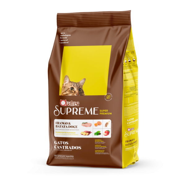 Quatree Supreme Gatos Castrados Frango e Batata Doce 10,1 Kg