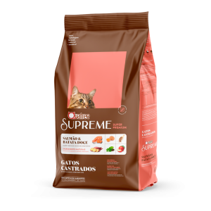 Quatree Supreme Gatos Castrados Salmão e Batata Doce 10,1 Kg