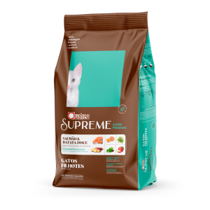 Quatree Supreme Gatos Filhotes Salmão e Batata Doce 10,1 Kg