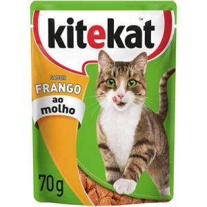Sachê Kitekat Gatos Adultos Frango 70 G