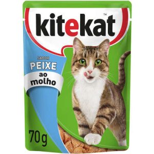 Sachê Kitekat Gatos Adultos Peixe 70 G