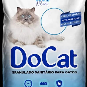 Areia Docat Granulado Sanitário Para Gatos 4 Kg