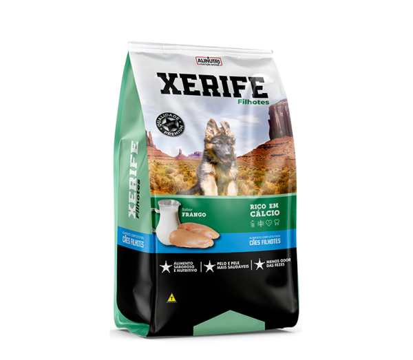 Xerife Cães Filhotes Frango 7 Kg
