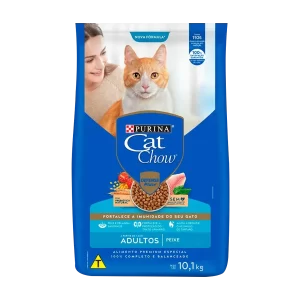 Cat Chow Gatos Adultos Peixe 10,1 Kg