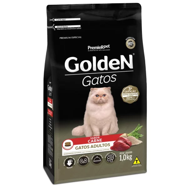 GoldeN Gatos Adultos Carne 1 Kg