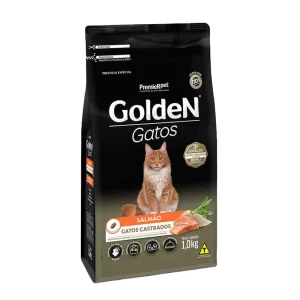 GoldeN Gatos Castrados Salmão 1 Kg