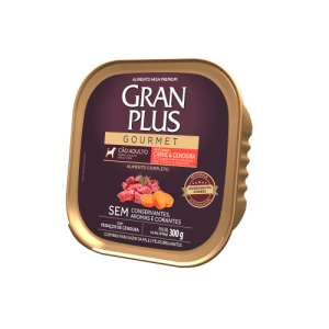 GranPlus Gourmet Patê Cão Adulto Carne e Cenoura 300g