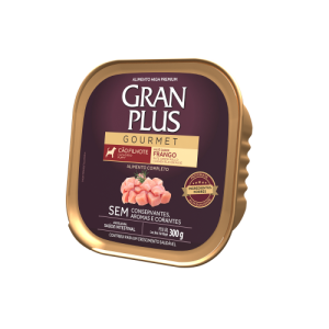 GranPlus Gourmet Patê Cão Filhote Frango 300g