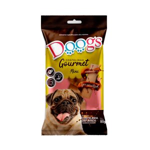 Costelinha Gourmet Defumada Mini Sabor Carne 80g