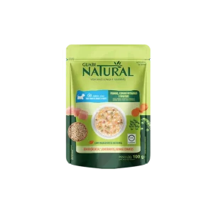 Sachê Guabi Natural Cão Adulto Frango, Cereais Integrais e Vegetais 100g