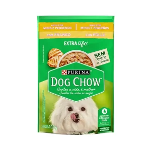 Sachê Dog Chow Adultos Minis e Pequenos Sabor Frango 100 g