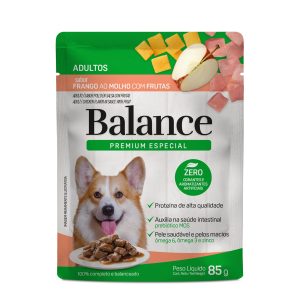 Sachê Balance Adultos Todos os Portes Frango ao Molho com Frutas