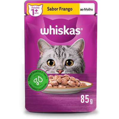 Sachê Whiskas Gatos Adultos Frango 85g