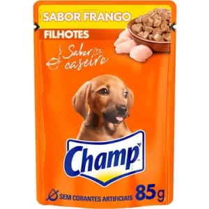 Sachê Champ Cães Filhotes Sabor Caseiro Frango 85g